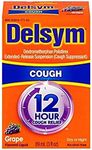 Delsym Adult 12 Hour Grape Cough Syrup, 3 oz (Pack of 6)