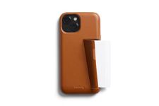 Bellroy Phone Case – 3 Card for iPhone 15 (Leather iPhone case, Phone Wallet) - Terracotta