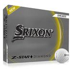 Srixon Unisex Z-star Diamond Golf Balls, PURE WHITE, Uniq Size EU