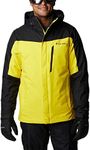 Columbia Men's Whirlibird IV Interchange Jacket, Waterproof & Breathable, Laser Lemon/Black, Medium