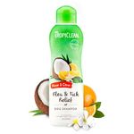TropiClean Dog Shampoo Grooming Supplies - Flea & Tick Relief Dog Shampoo to Relieve Itching from Flea & Tick Bites - Derived from Natural Ingredients - Used by Groomers - Neem & Citrus, 592ml