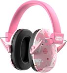 Dr.meter Ear Muffs for Noise Reduction: 27.4SNR Noise Cancelling Headphones for Kids with Adjustable Head Band - Kids Ear Protection for Monster Jam, Fireworks, Concerts and Football Game - Pink Print