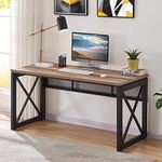 Tekavo Computer Table Home,Office,Pc|1 Year Warranty|,Office Table Office Work,Study Table Students,Home Office Desk Est -100X60X75 Cm|Diy - Engineered Wood,Crc Powder Coating Metal,Multicolor