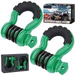 TICONN 2 Pack D Ring Shackle with 7