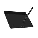 XP-PEN Deco Fun S 8192 Levels Passive Stylus Graphic Tablet with 60° Tilt, 6 x 4 Inch Drawing Tablet for Remote Learning or Playing OSU – Classic Black