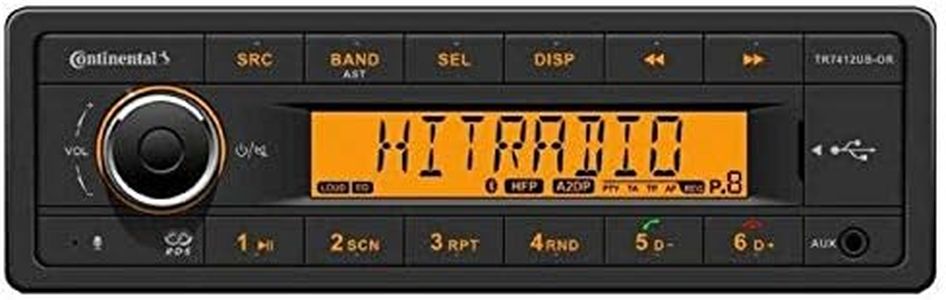 De voiture 12 v radio rDS bluetooth mP3/wMA/uSB, 12 v tR7412UB-oR