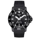 Tissot Mens Seastar 660/1000 Stainless Steel Casual Watch Black T1204073705100, Black, Modern