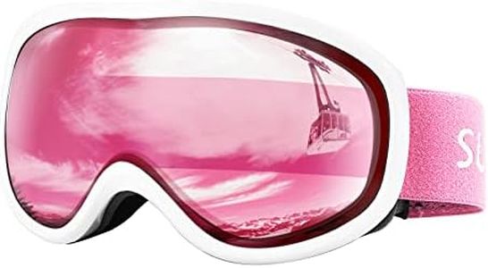 Supertrip Snow Ski Goggles Anti-Fog 100% UV Protection Snowboard Skiing Goggles