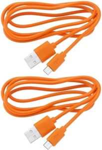 Create idea 2pcs Doorbell Charging Cable 1m Ring Doorbell Charging Cord Compatible with Video Doorbell 2 3 3 Plus 4 Doorbell Pro Plus, Orange