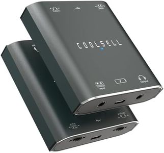 COOLSELL Audio Interface, Stereo 24Bit/192kHz USB C & iPhone Guitar Interface for Recording, Live Streams and Podcasting, Compatible with iPhone, iPad, Mac, Android and PC