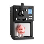 Klarstein Sweet Sundae Soft Serve Ice Cream Maker with Compressor – No Pre-Freezing Required | Ice Cream Machine 1.5 L, Ready in 40 Min, Dispensing System & Auto Cleaning, Stainless Steel, Black