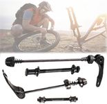 Lyfengdeam Bike Quick Releases Set, Bike Axle, Bicycle Axles Rear Axle Front Axle Set for Road Bike, Road Bike Quick Release Skewer Set, Mountain Bike - 1 Pair