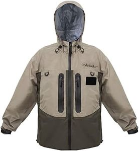 Kylebooker Fly Fishing Wading Jacket Outdoor Activities Waterproof Wader Jackets for Men and Women(L)