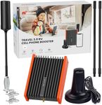 HiBoost Cell Phone Signal Booster for RV | High Power RV Booster Kit | 4G & 5G LTE | RV Signal Booster for Camper Trailer for All U.S.Carriers Verizon, AT&T, T-Mobile Us Cellular More, FCC Approved