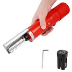 MXBAOHENG Electric Fish Scaler Fish Scale Scraper Remover Cleaner with Waterproof Powerful Motor for Fish Scaling (red 1 Battery)