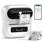 Phomemo M220 Label Maker, Thermal Label Printer, Portable Label Maker Machine for Barcode, Name, Address, Labeling, Mailing, Home, Office & Small Business Compatible with Phone & Laptop