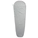 Trespass Slumber, Grey, Sleeping Bag Liner 225cm x 80cm x 50cm, Grey