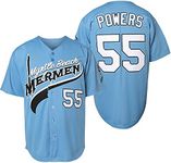 MESOSPERO Mens 55 Kenny Powers Shirt Eastbound and Down Movie Baseball Jersey Stitched (55 Blue, Medium)