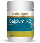 Herbs of Gold Calcium K2 D3 180 Tab