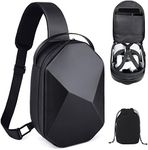 Ainiv Hard Carrying Case for Oculus Quest 2 VR Headsets and Controllers Acessories Protective Waterproof Crossbody Shoulder Chest Backpack Fit for Elite Strap with Storage Bag