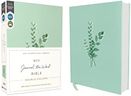 NIV Journal The Word Bible, Double-Column, Cloth Over Board, Red Letter Edition, Comfort Print: Reflect, Take Notes, Or Create Art Next To Your