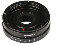 Bower ABANEXEOS Body Mount with Aperture Control from Sony NEX to Canon EOS