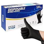 KKD Disposable Nitrile Gloves Black