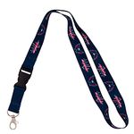 Desert Cactus Washington Capitals Lanyard NHL National Hockey League Car Keys ID Badge Holder Keychain Detachable Breakaway Snap Buckle (Lanyard 2 - Blue), Multicolored, One Size