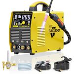 haxiaoer Aluminum TIG Welder AC/DC 240V with Pulse, [Large LED Display] 200A Digital Inverter AC Pulse TIG/AC TIG/DC Pulse TIG/HF TIG/ARC Welding Machine HXT200P AC DC Pro