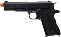 Elite Force 1911 Blowback 6mm BB Pistol Airsoft Gun, Black, 1911 A1,One Size,2279314