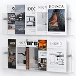 XOHYW 2 Pack Clear Acrylic Magazine