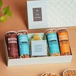 Omay Foods Savory Grow Kit Gift Box | Roasted Snacks, Plantable Seeds Set | Corporate Gifts | Healthy Gifts for Employees & Clients Healthy Snacks Hamper | Gift Hampers for Anniversary, Birthdays | Gourmet Snack Hamper