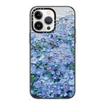 CASETiFY Compact iPhone 14 Pro Max Case [2X Military Grade Drop Tested / 4ft Drop Protection] - Nantucket Blue Hydrangeas - Clear Black