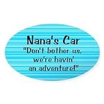 CafePress Nana's Car Oval Sticker O
