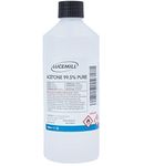 Lucemill Pure Acetone Nail Polish Remover | 500ml | Super Strength Formula | Acetone Acrylic Remover Kit | Clear Liquid