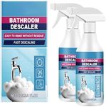 Juvhot 2025 New Bathroom Descaler Foam Cleaner, Upgrade 4.2 floz Bathroom Descaler, Stubborn Stains Cleaner, All Purpose Rinse Cleaning Foam Spray (1, 2pcs)