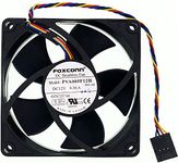 PVA080F12H 725Y7 Case Fan for Dell OptiPlex 390 790 990 SFF Chassis, 5-pin 4-Wire 4.32W DC 12V 0.36A, 80 * 80 * 20mm DC Brushless Fan