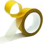 KAIHENG Double Sided Fabric Tape Heavy Duty Mounting Tape, Clear Tape for Clothes, Multifunctional Double Sided 1.9IN*19Y Strong Stickiness 2 Sided Tape for Carpet, Curtain, Arts