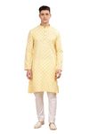 BE ACTIVE Men's Traditional Printed Full Sleeves Kurta || Cotton Kurta for Men || Men Kurta for Wedding || Kurta for Men (C-RF0046 KR 2 XXL) Cream