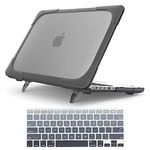 MacBook Pro 15 Retina Case,StrongCase [Heavy Duty][Dual Layer] Hard Case Cover with Plastic Bumper for Apple MacBook Pro 15.4" with Retina Display (Compatible with A1398 2012-2015 Release) Grey