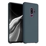 kwmobile Case Compatible with Samsung Galaxy S9 Plus Case - TPU Silicone Phone Cover with Soft Finish - Dark Slate