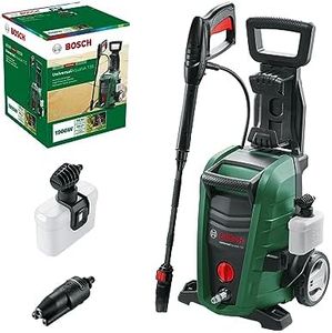 Bosch 1900W Electric High Pressure Washer Cleaner 1958 PSI, 7 m Hose, 3-in-1 Nozzle & Detergent Nozzle, Self Priming Capable, Double Filtration, On-Board Accessory Storage (UniversalAquatak 135)