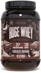 Huge Whey, Protein Powder for Muscle Gain, 25g Protein, 12g EAAs, Supports Muscle Growth, Performance & Recovery (Chocolate Brownie, 30 Servings)