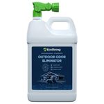 Eco Strong Outdoor Odor Eliminator Outside Dog Urine Enzyme Cleaner Powerful Pet, Cat, Animal Scent Deodorizer | Professional Strength for Yard, Turf, Kennels, Patios, Decks (128 oz W Sprayer)