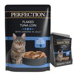 HiLife PERFECTION - Wet Cat Food - Flaked Tuna Loin with Sardine in Jelly - Natural Ingredients Grain Free, 18 x 70 g Pouches