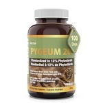 Herba Pygeum Supplement 200mg – 100 Capsules | Standardized to 13% Phytosterols | Pygeum Africanum as Prostate Supplement for Men | Made in Canada