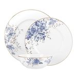 Lenox - 852028 Lenox Garden Grove 3-Piece Place Setting, 3.80 LB, Blue