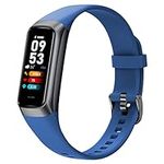 AK1980 Fitness Tracker, Activity Tracker Watch with Heart Rate Monitor Blood Pressure Blood Oxygen Sleep Monitor IP68 Waterproof Smart Watch Step Tracker Calorie Counter for Kids Women Men (Blue)