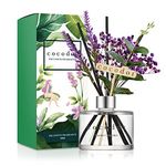 Cocod'or [COCODOR/Garden Lavender] Lavender Reed diffuser oil 200ml with Lavender sticks, Best for Home, Kitchen, Bathroom. Diffusers with Sticks