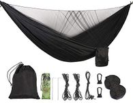 ValueHall Camping Hammock with Mosquito Net Lightweight Double Hammock Portable Hammocks Parachute Nylon Hammock for Indoor,Outdoor, Hiking, Camping, Backpacking, Travel, Backyard, Beach V7079B